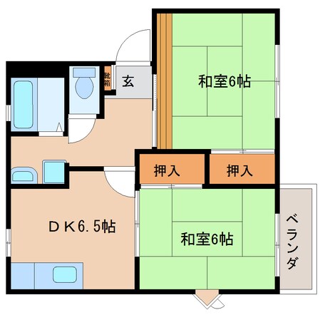 草薙駅 バス17分  瀬名新田下車：停歩1分 2階の物件間取画像